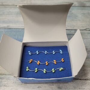 Avon Fashion Color Anklet Three Piece Set.